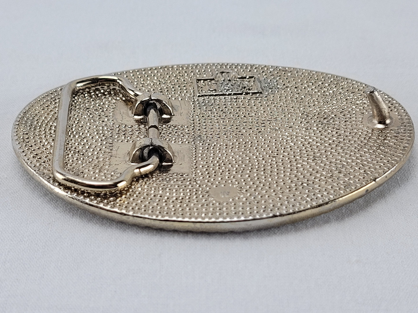 Vintage Chevrolet Yellow School Bus Belt Buckle