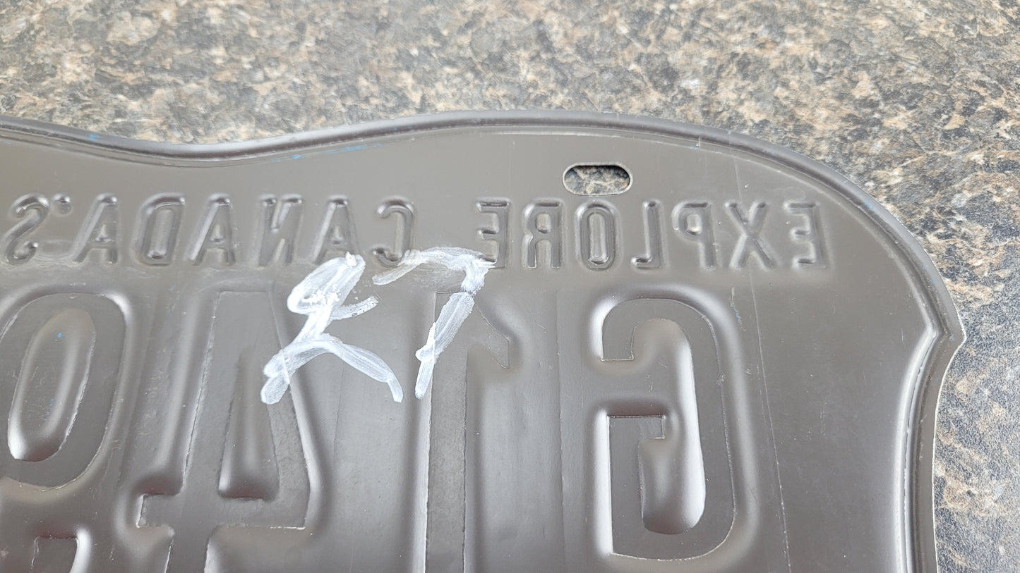 Northwest Territories Polar Bear License Plate, G1498